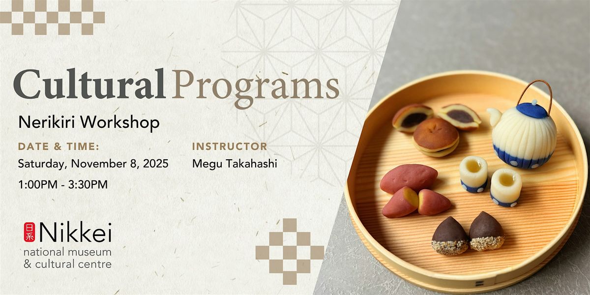 Nerikiri Workshop: Tea Time