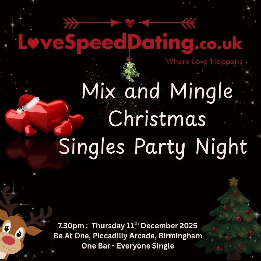 Singles Mix and Mingle Mistletoe Party Birmingham