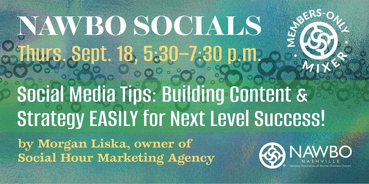 NAWBO Socials: A Members-Only Mixer