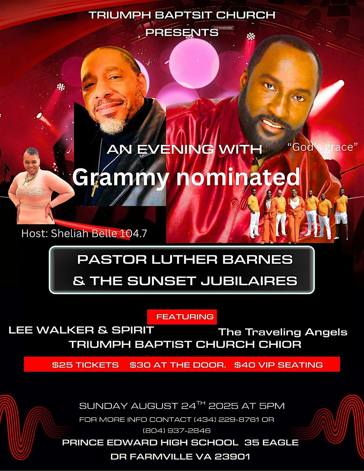 TBC Homecoming 2025 - An Evening with Grammy Nominated Pastor Luther Barnes