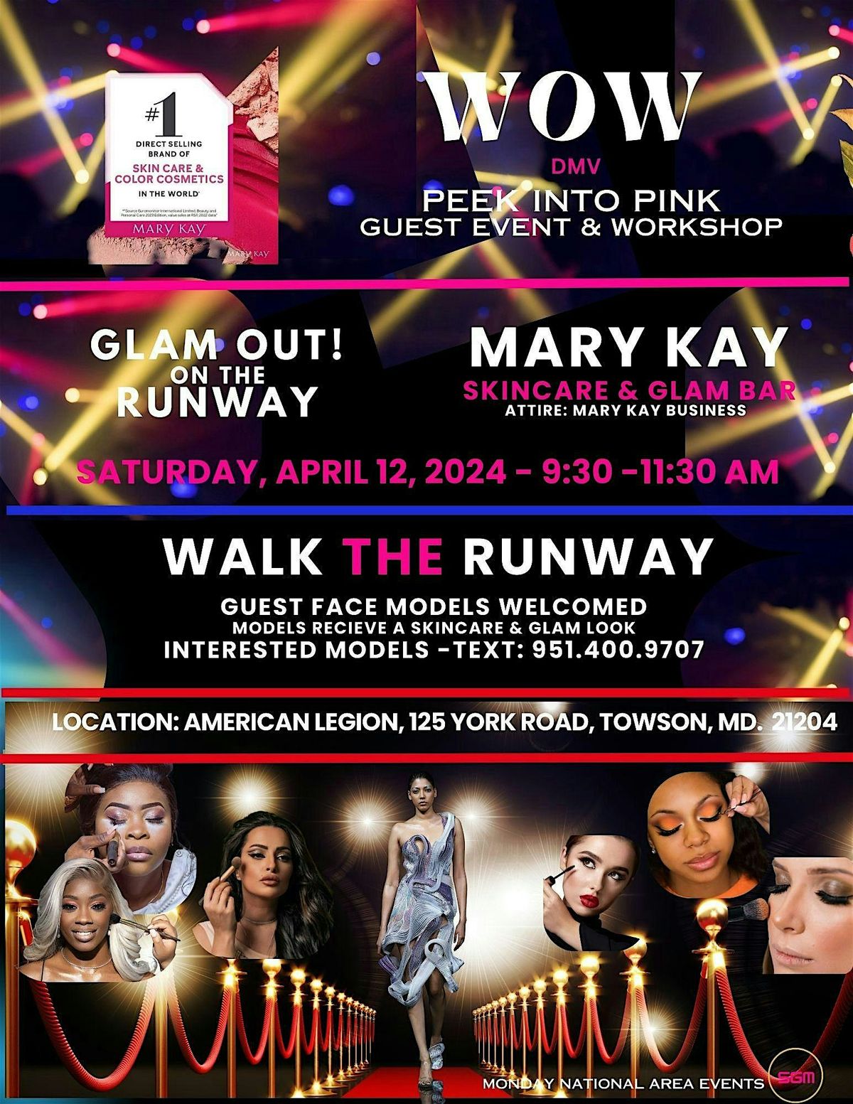 WALK THE RUN WAY GLAMOUR  EVENT!