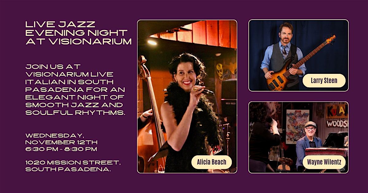 \u2728 Live Jazz Evening with Alicia Beach! \u2728