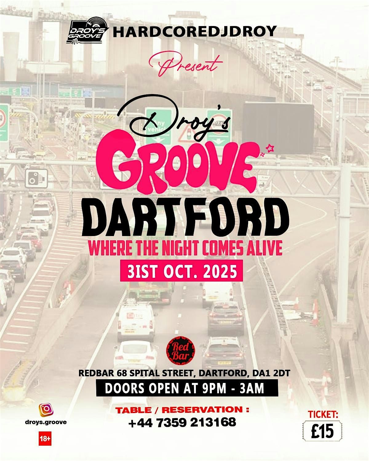 Droy's Groove- where the night comes alive