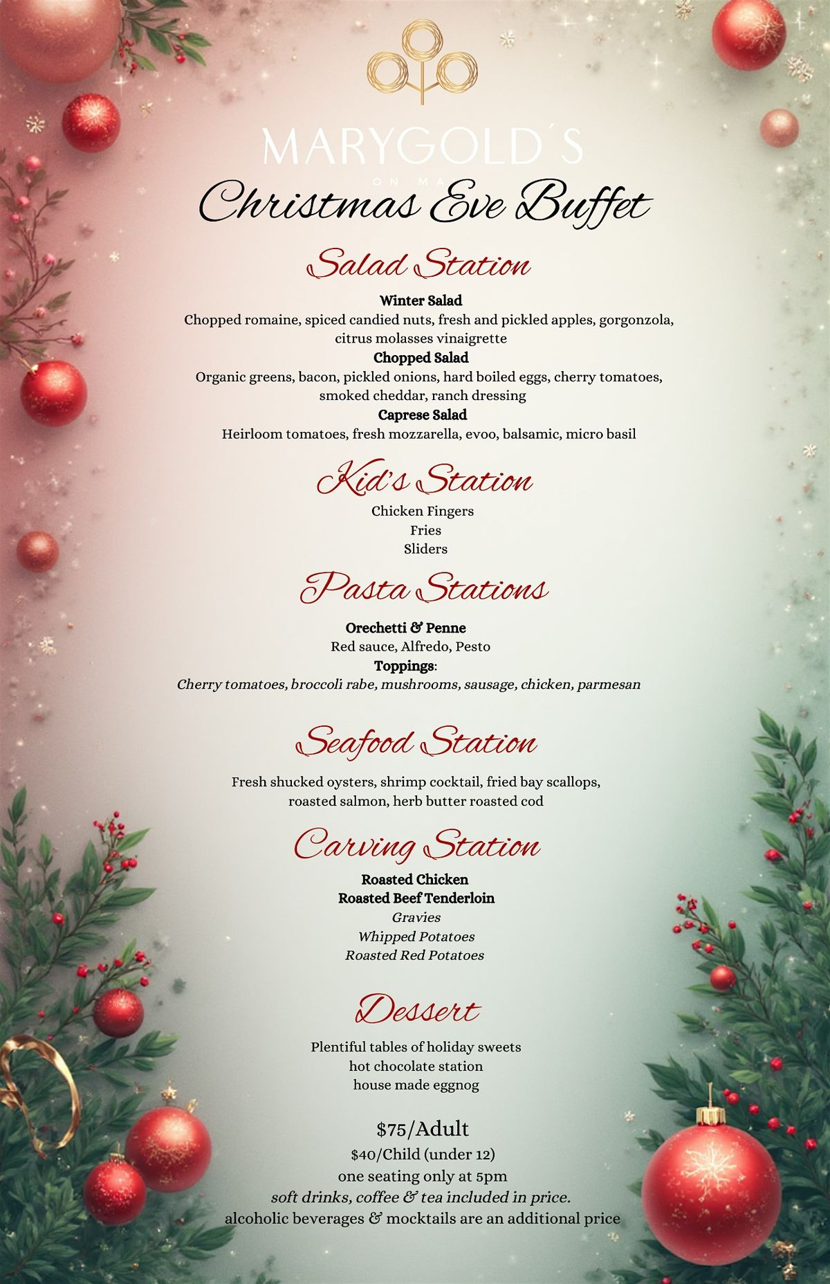 Christmas Eve Buffet