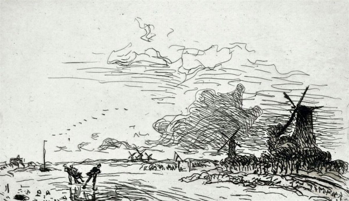 Line Etching on Copper (4 week)