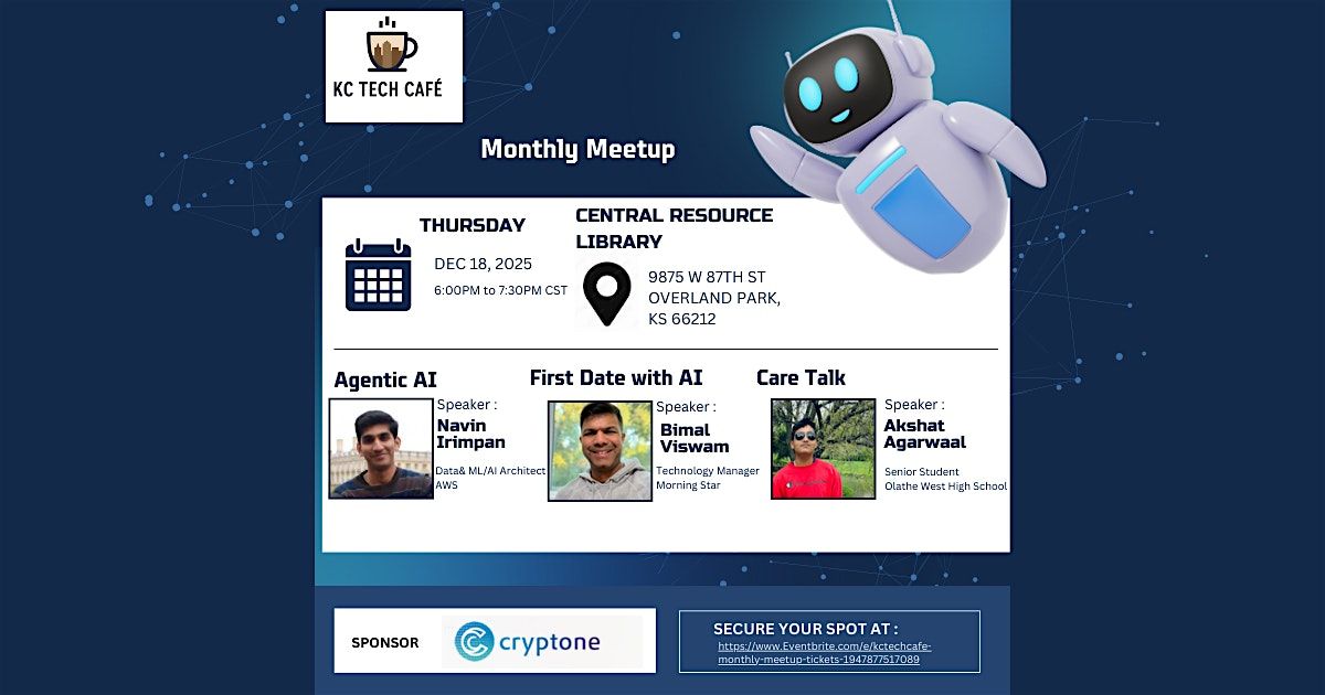 Kc Tech Cafe Monthly Meetup