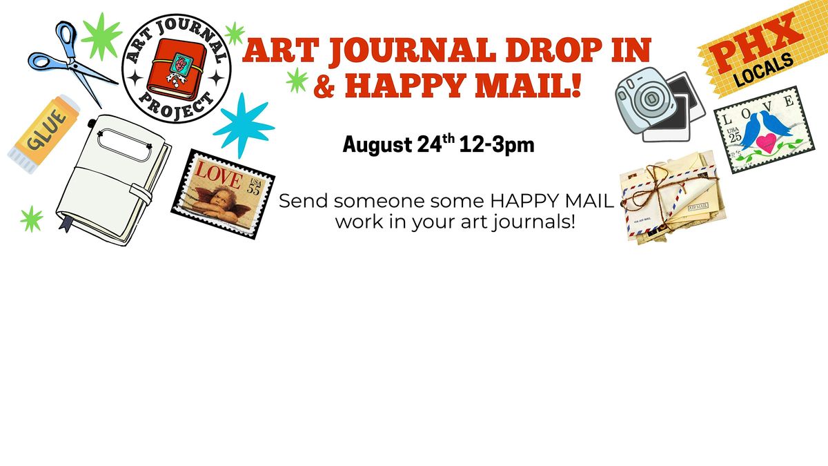 HAPPY MAIL & Art Journal Drop-In Sesh!