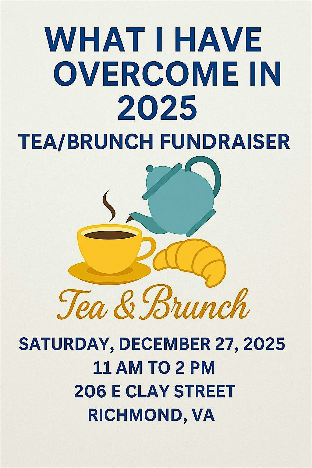 What I Have Overcome in 2025 Fundraiser