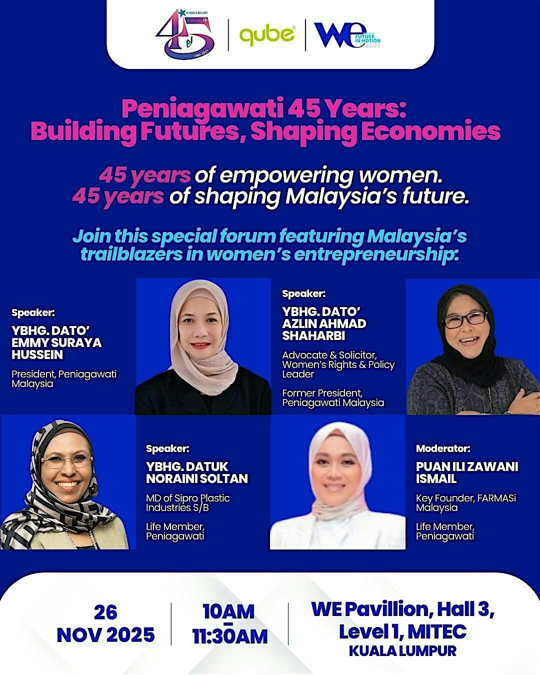 Peniagawati 45 Years:  Building Futures, Shaping Economies