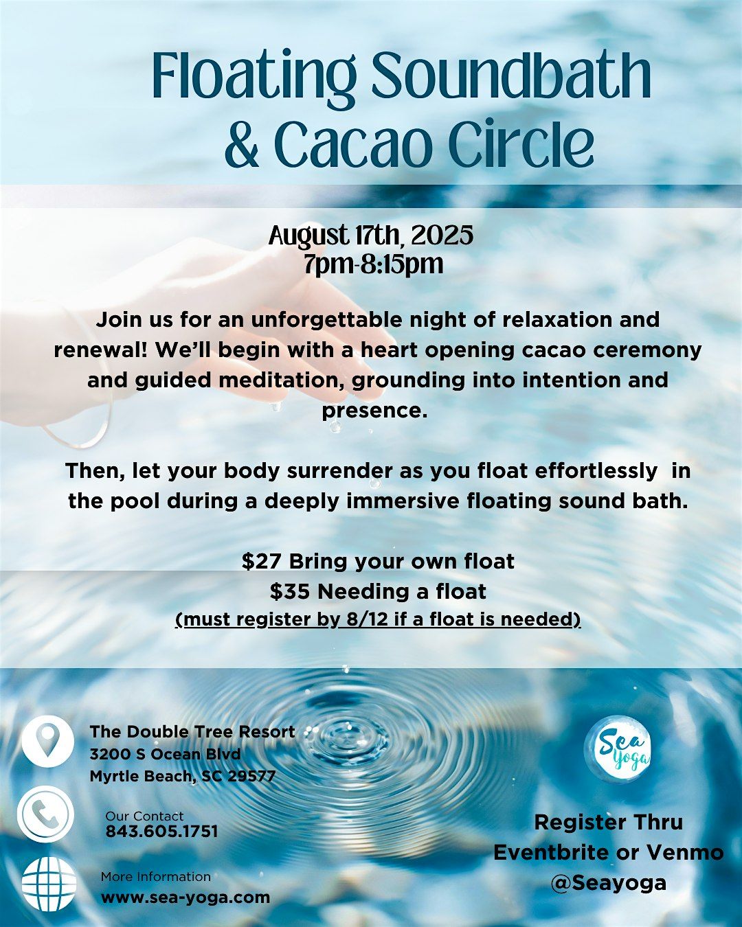 Floating Sound Bath & Cacao Circle