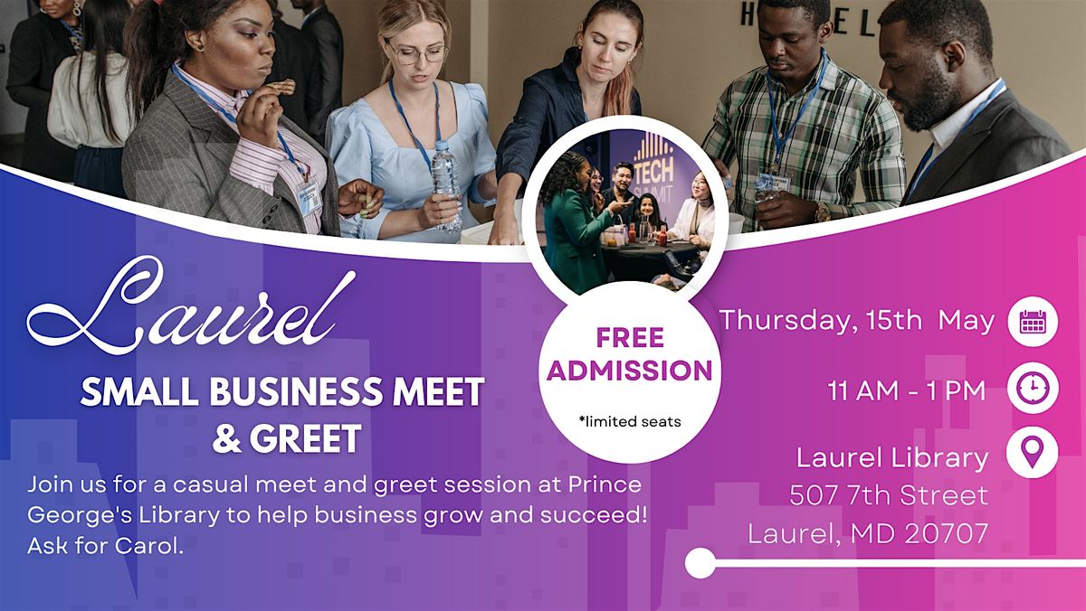 Laurel Small Business Meet & Greet