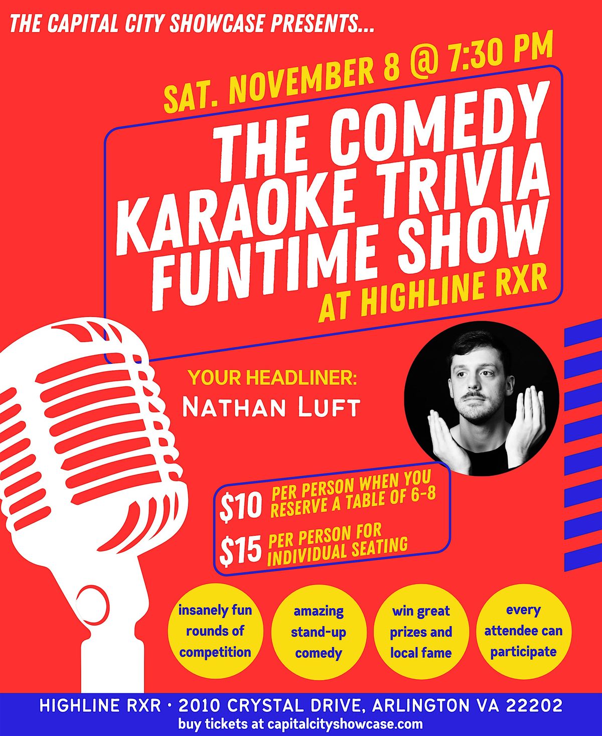 The Comedy Karaoke Trivia Funtime Show with Nathan Luft
