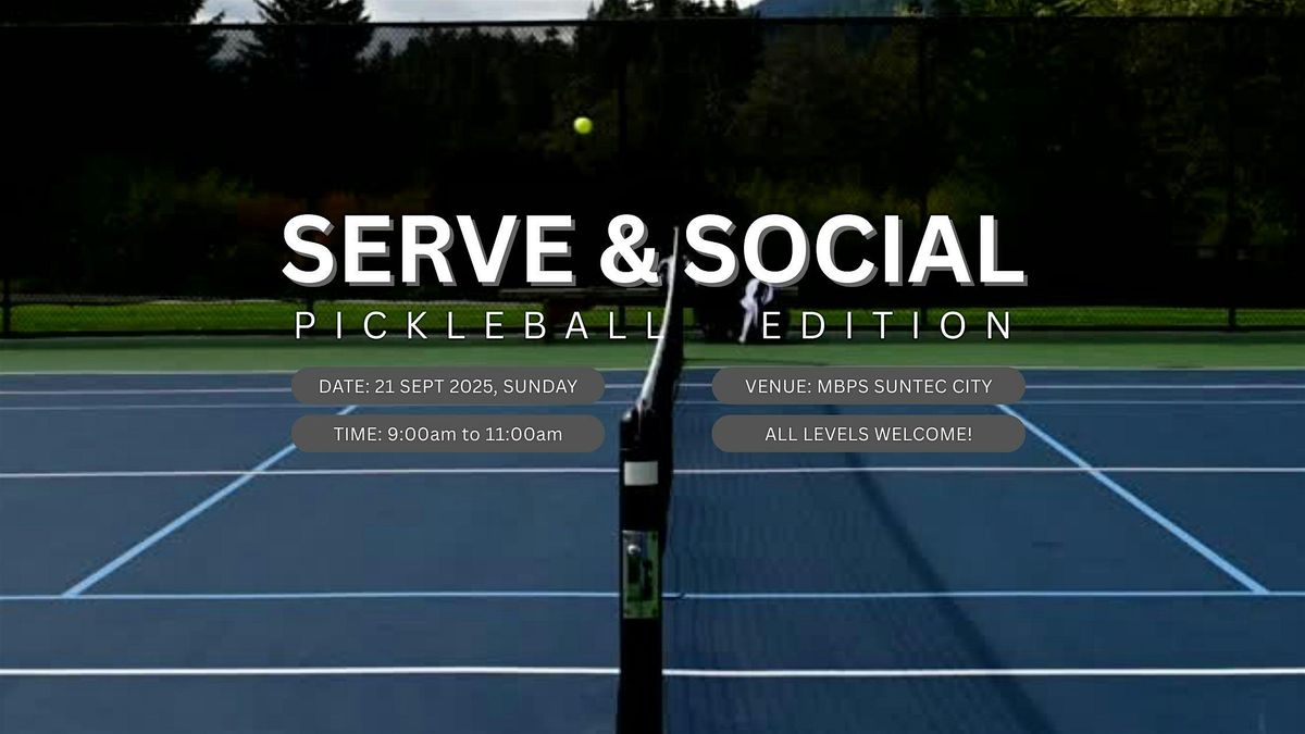 Serve & Social: Pickleball Edition
