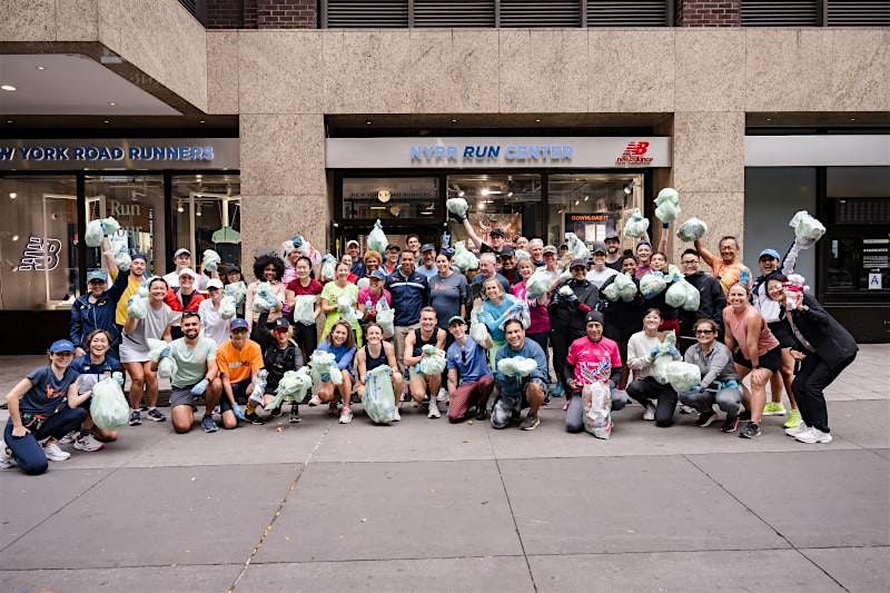 2025 United Airlines NYC Half Plogging Event NYRR RUNCENTER featuring Nyrr United Half 2025 Location