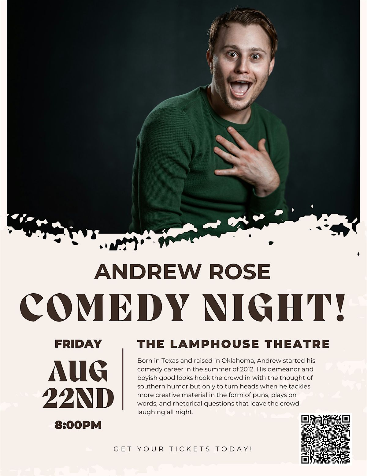 Comedy Night at The Lamphouse Theatre ft. Andrew Rose!