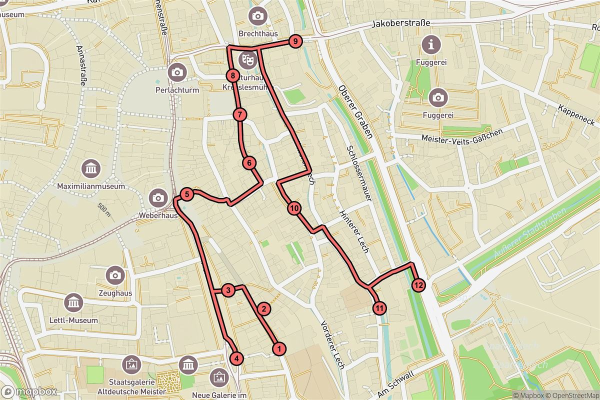 Augsburg Audio Tour: Hidden Histories of Lechviertel\u2019s Winding Paths