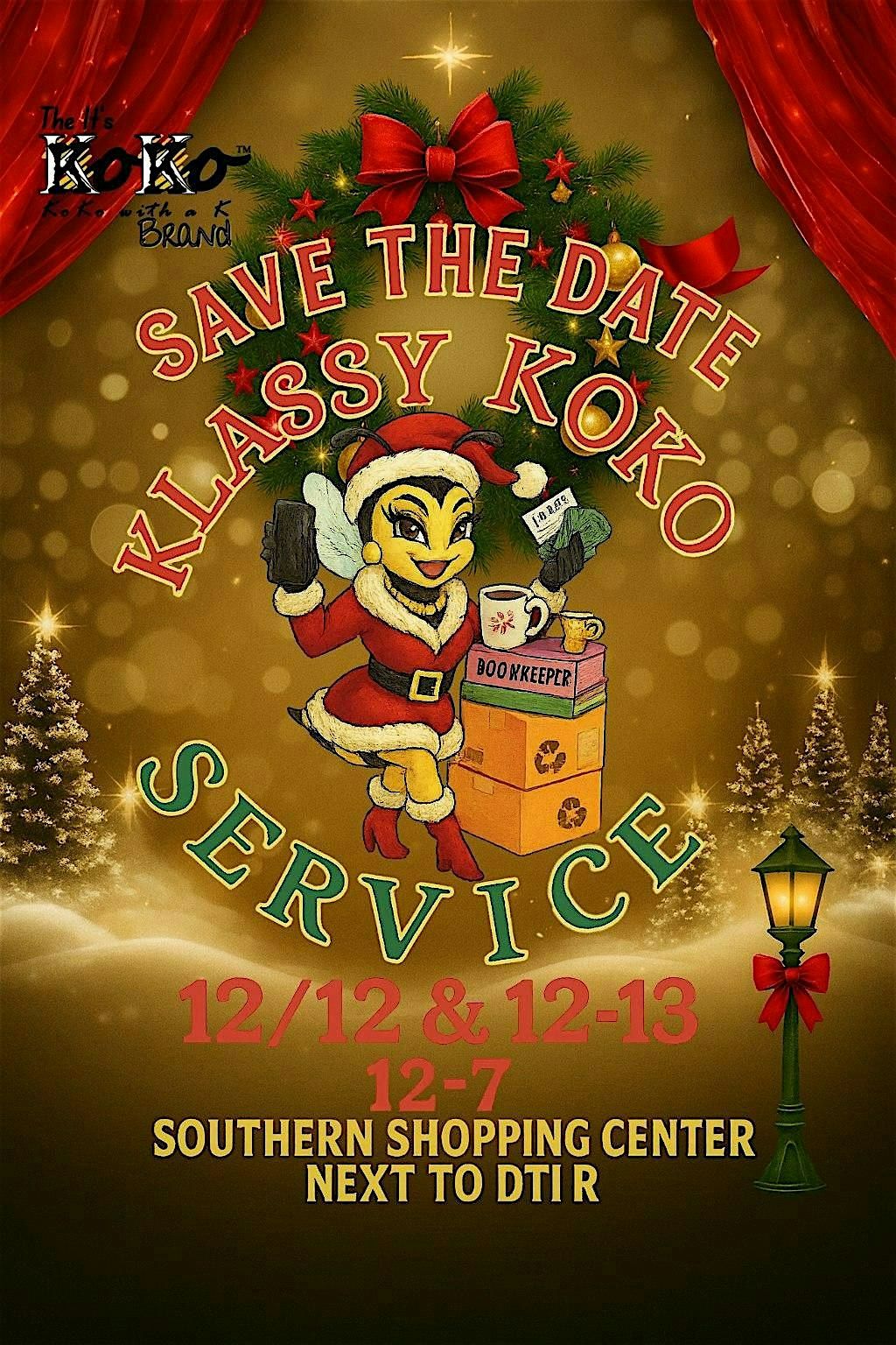 2nd Annual Community Christmas Dinner and Free Pop Up Shop!!