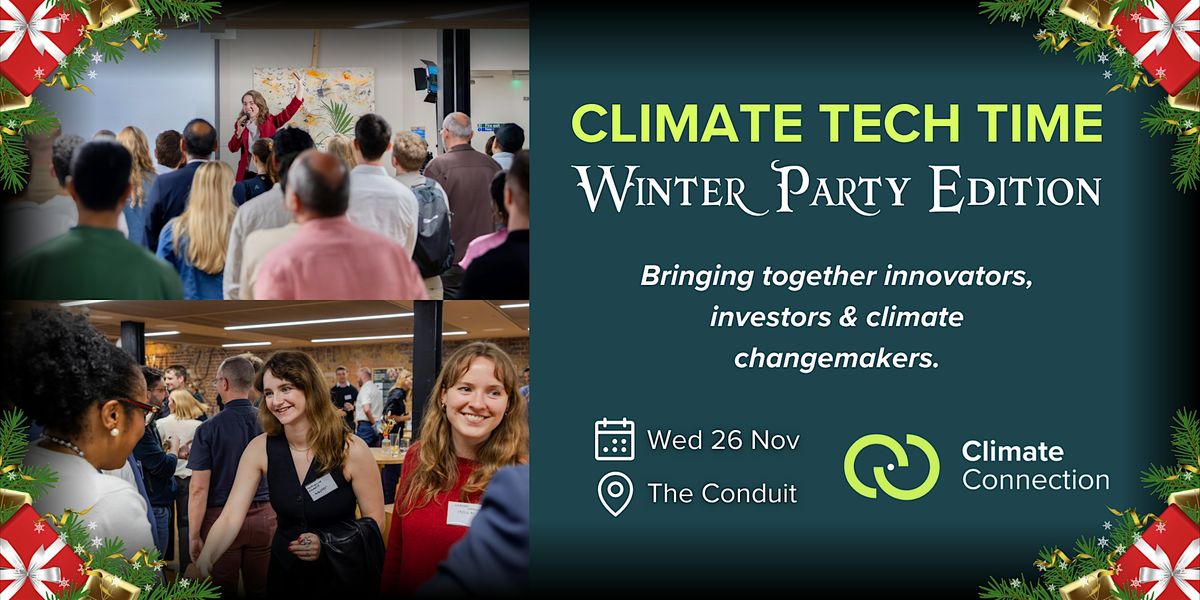 Climate Tech Time: Winter Party Edition