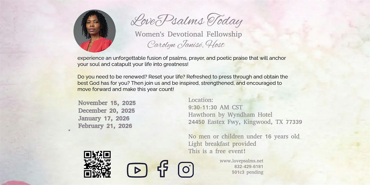 LovePsalms Today Women's Devotional Fellowship