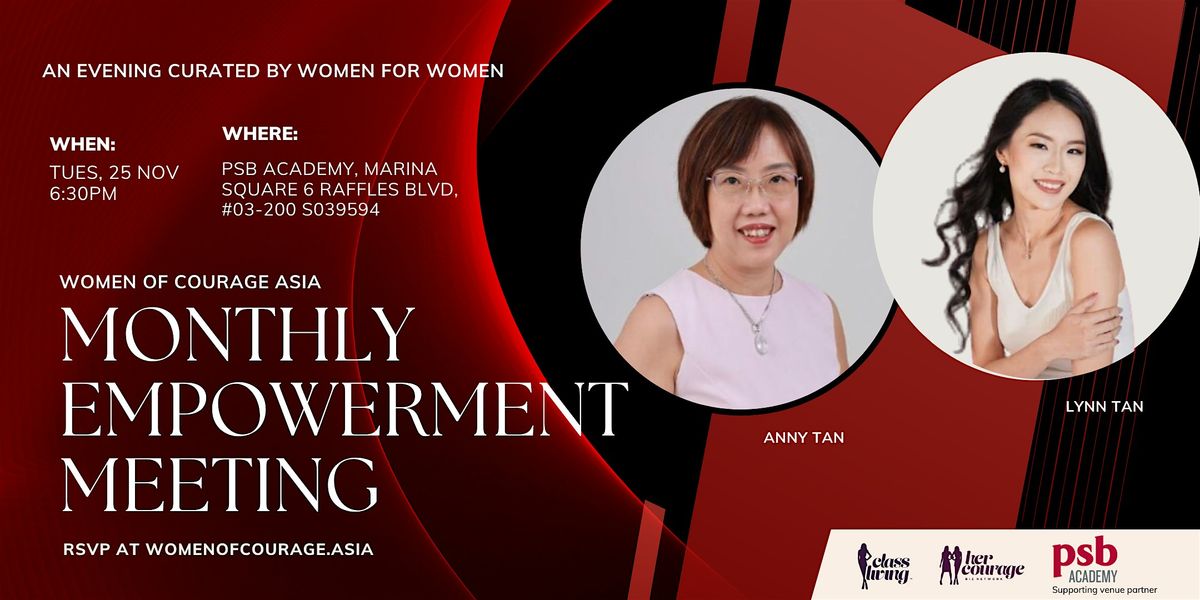 Nov Monthly Empowerment Meeting for Women