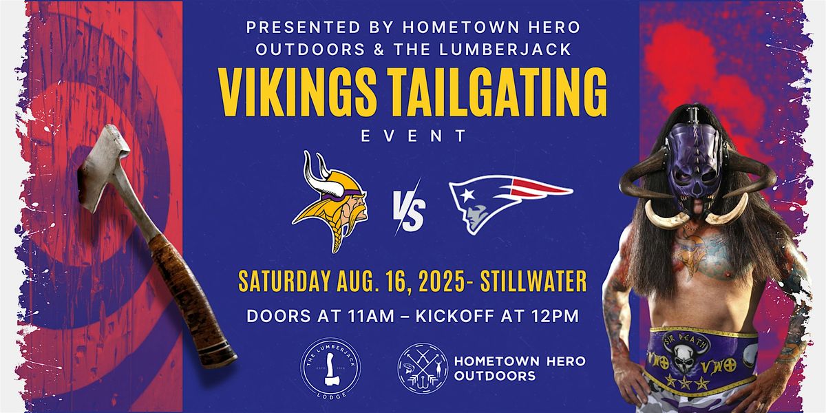Tailgate for a Cause \u2013 Vikings vs. Patriots Watch Party