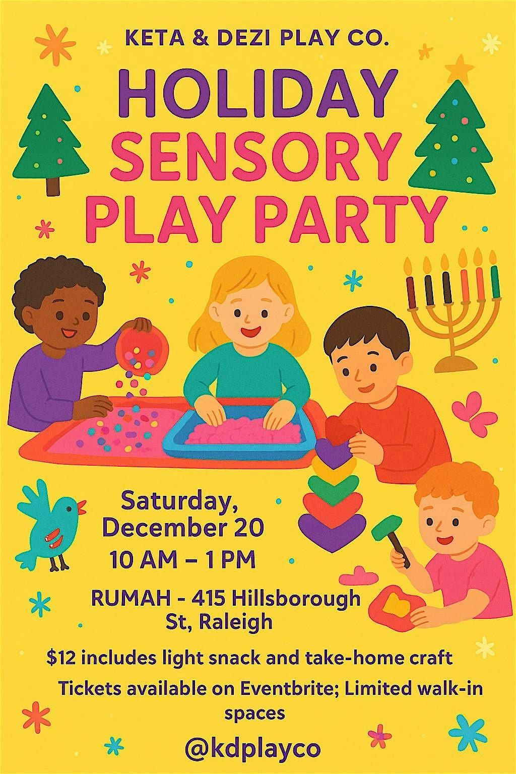 Holiday Sensory Play Party