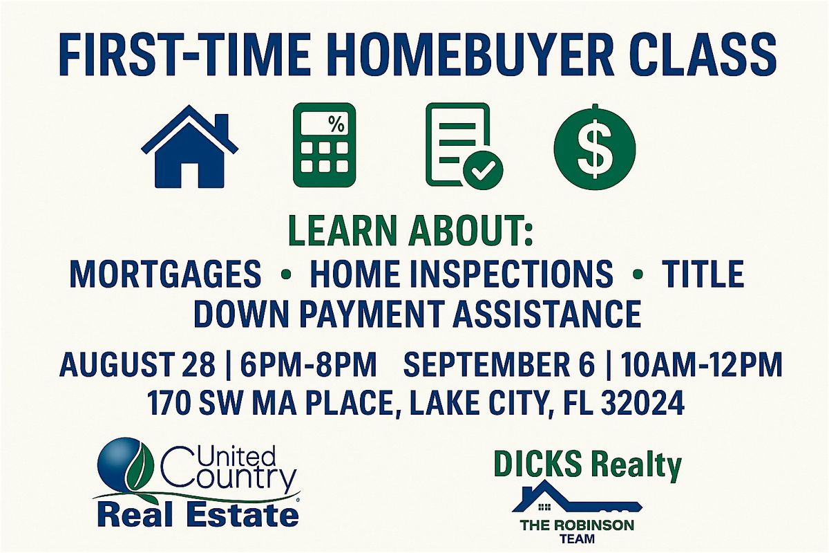 First-Time Homebuyer Class Registration 8\/28\/25