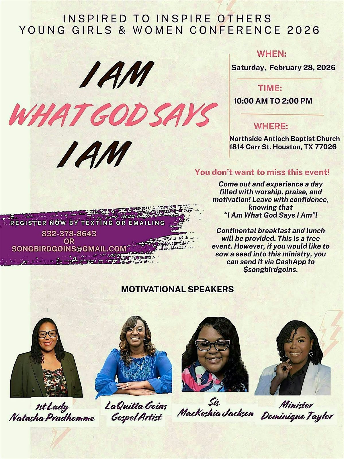 Inspired to Inspire Others Young Girls & Women Conference 2026