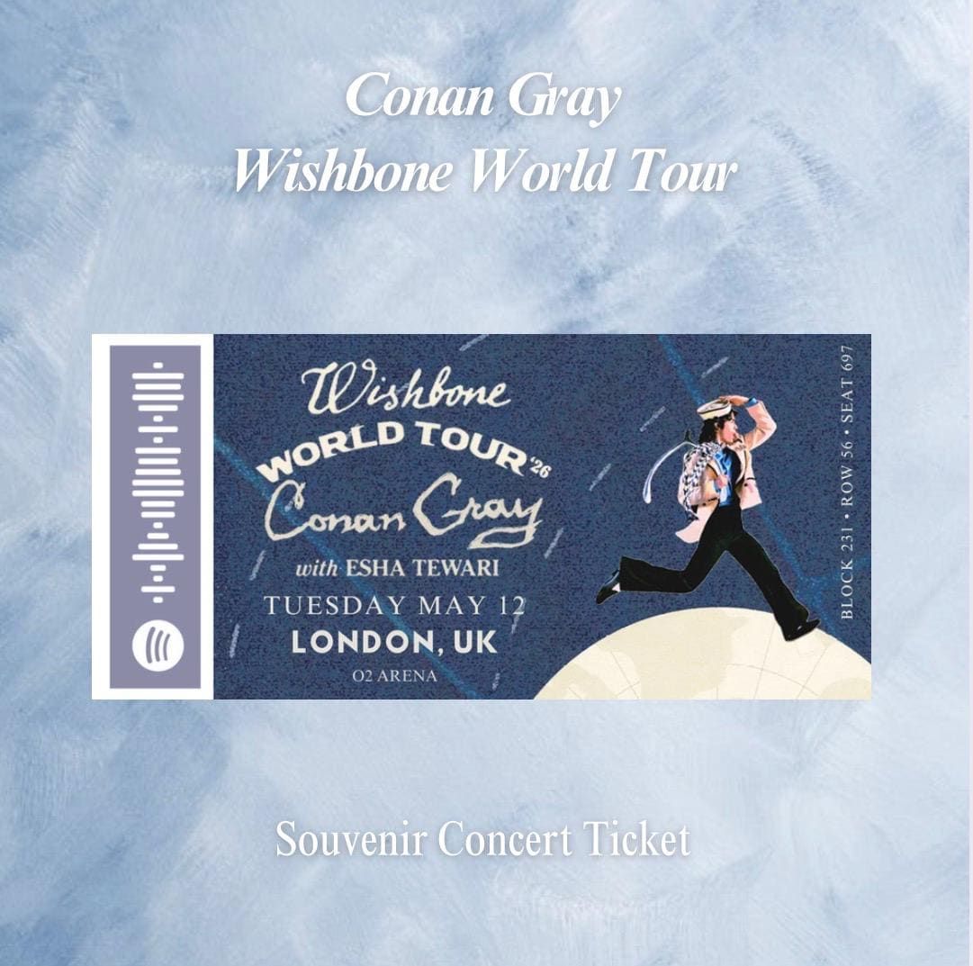 Conan Gray Oslo Tickets at Unity Arena, Oslo on 23rd May, 2026