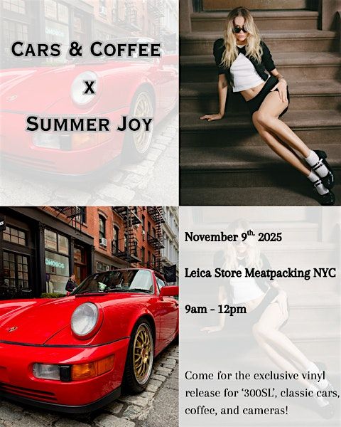 Cars + Vinyl Release with Summer Joy