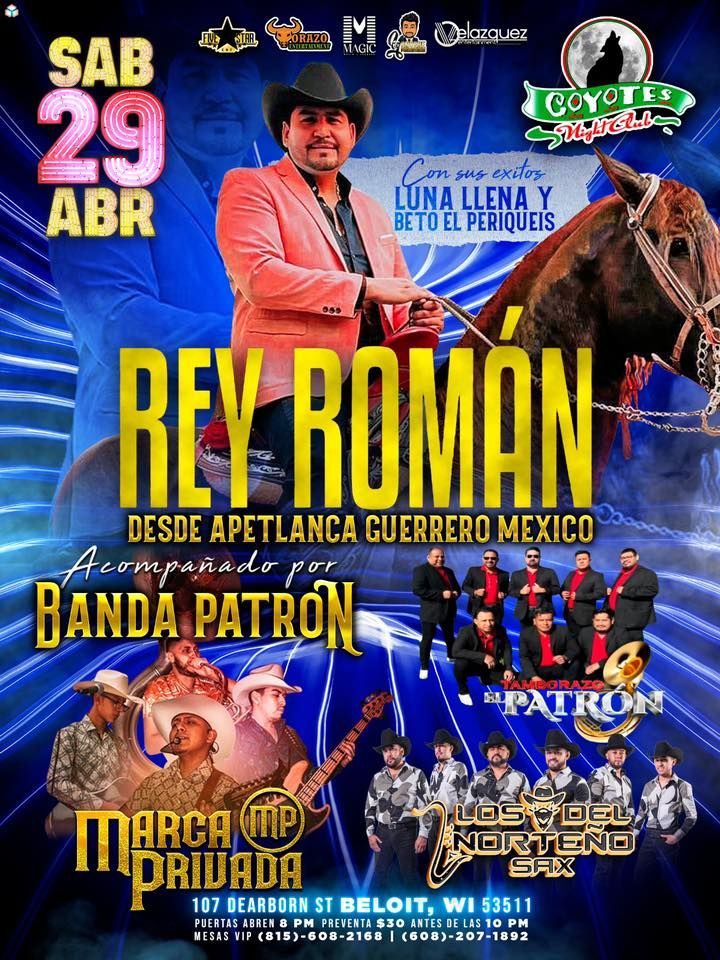 Rey roman- marca Privada- los del Norteño Sax- banda el Patron