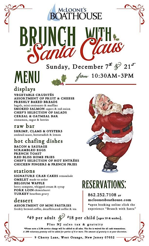 McLoone's Boathouse -Brunch with Santa