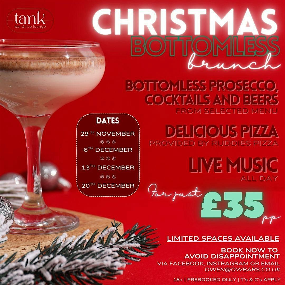 Christmas Bottomless Brunch - Tank Bar & Live Lounge