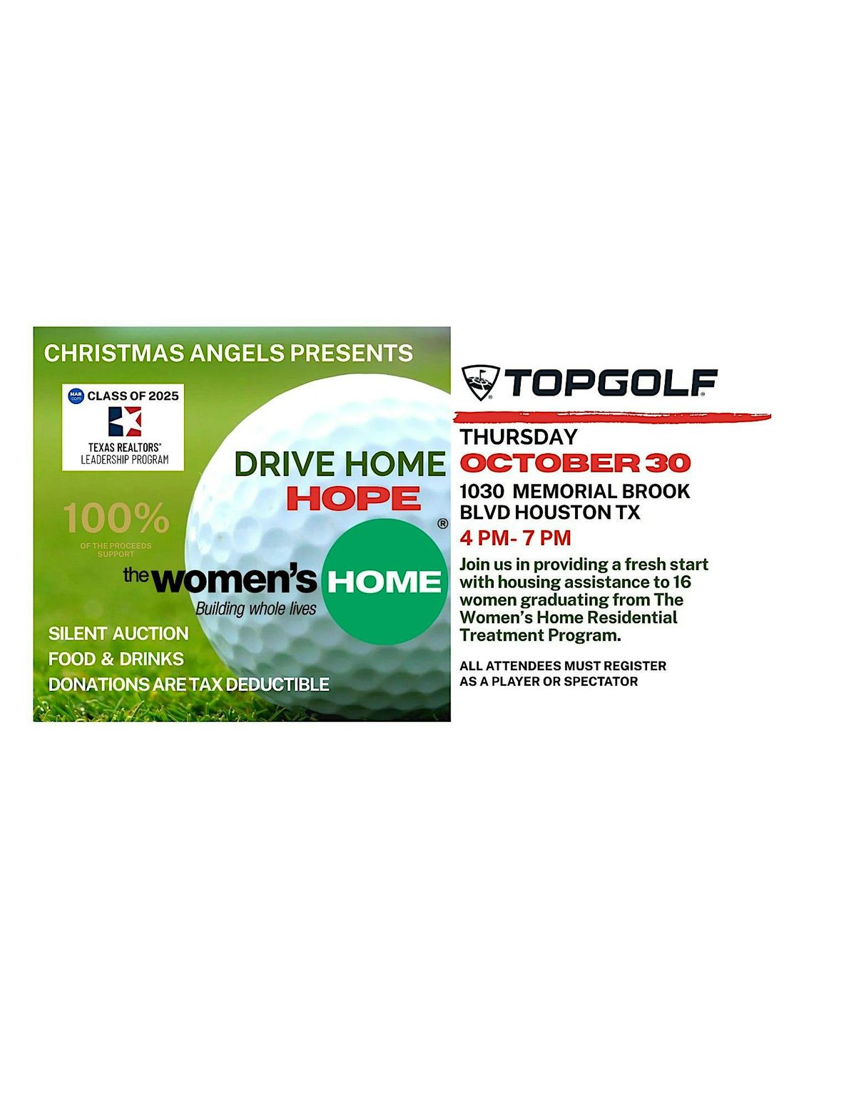 Drive Home Hope - Topgolf Fundraiser for New Beginnings