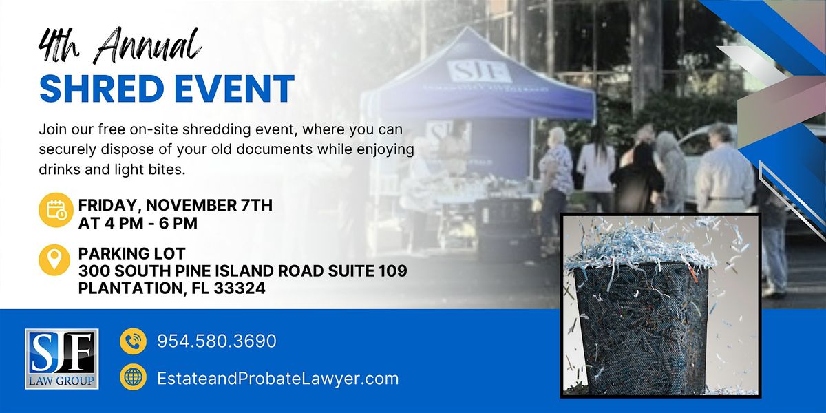 4th Annual Shred Event