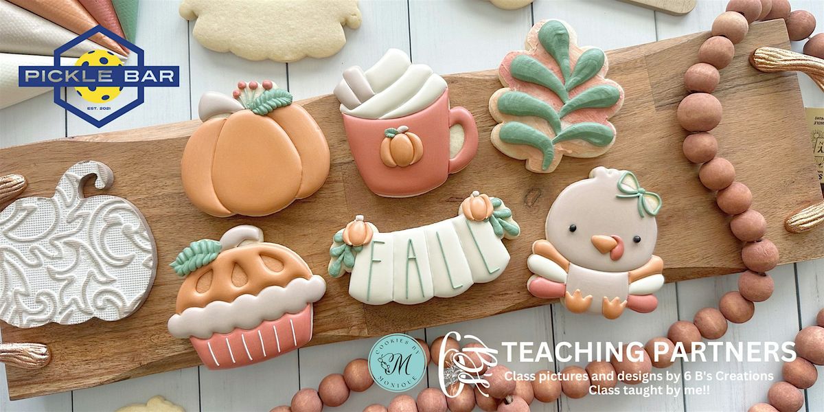 6:30pm  Thanksgiving Cookie decorating class