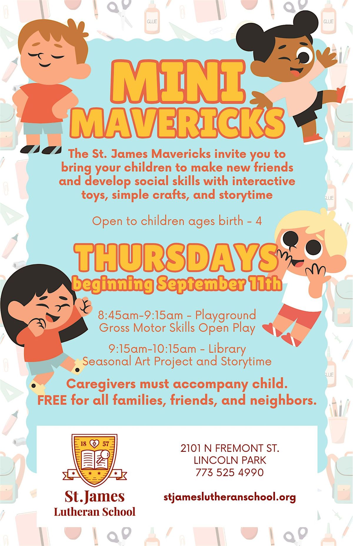Mini Mavericks - Child Enrichment Playdate (FREE)