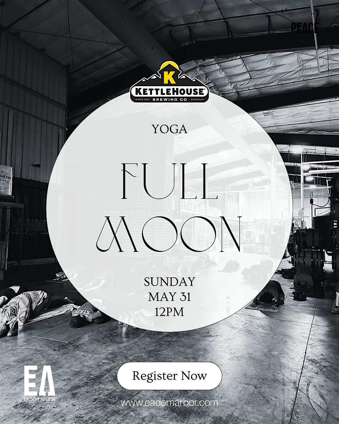 FULL MOON YOGA AT KETTLEHOUSE TAPROOM IN BONNER
