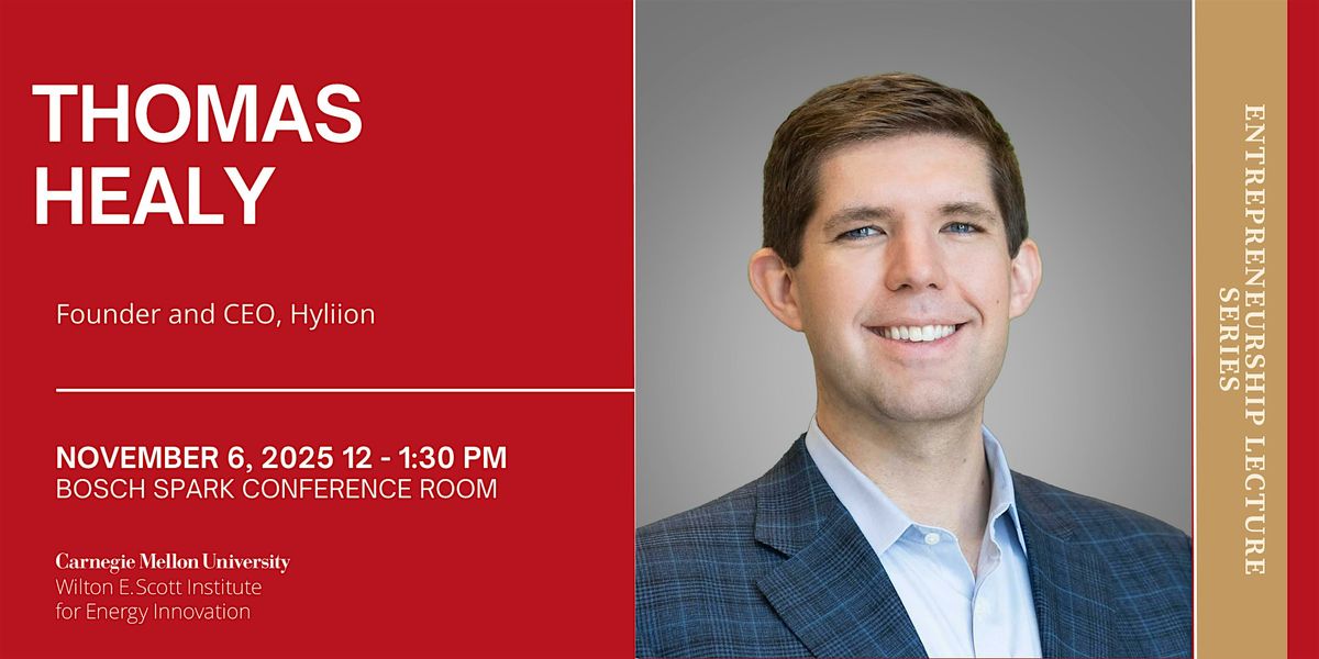 Entrepreneurship Lecture Series with Thomas Healy