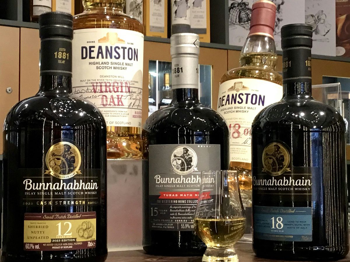 Free Whisky Tasting: Bunnahabhain & Deanston