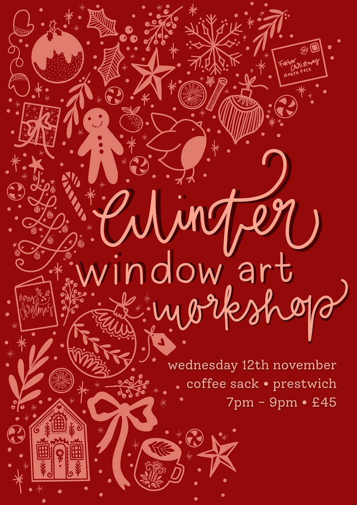 Winter Window Art workshop