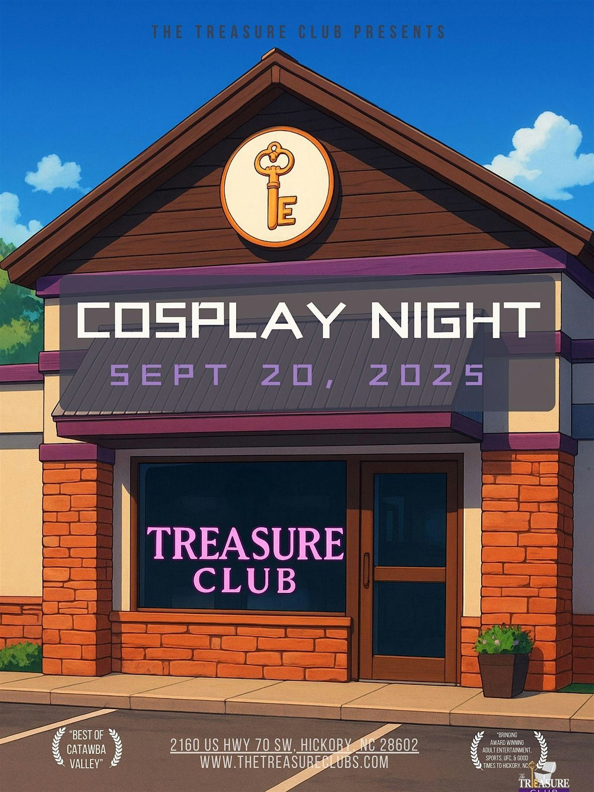 Cosplay Night at the Treasure Club
