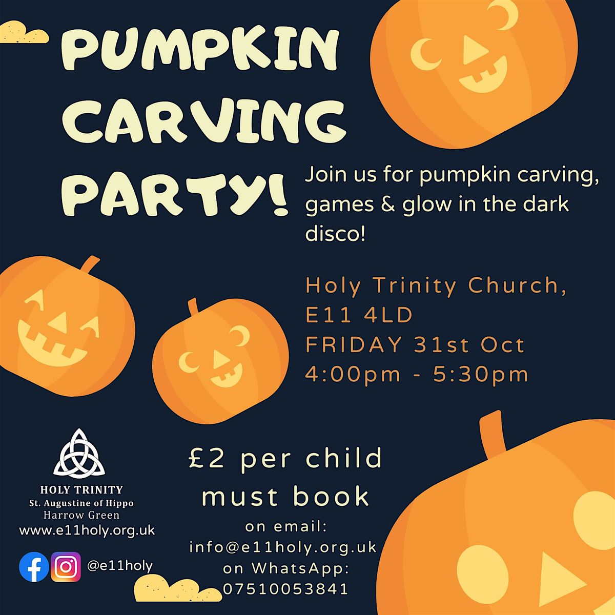 Holy Trinity Church Pumpkin Party!