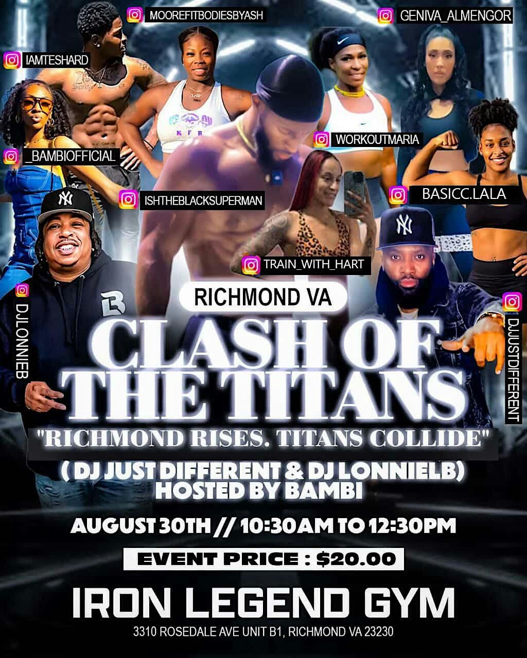 CLASH OF THE TITANS : RICHMOND RISE TITANS COLLIDE