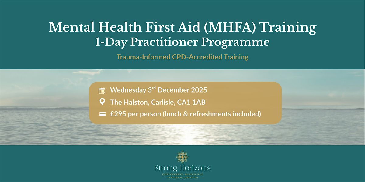 Trauma-Informed Mental Health First Aid (MHFA) Practitioner Programme