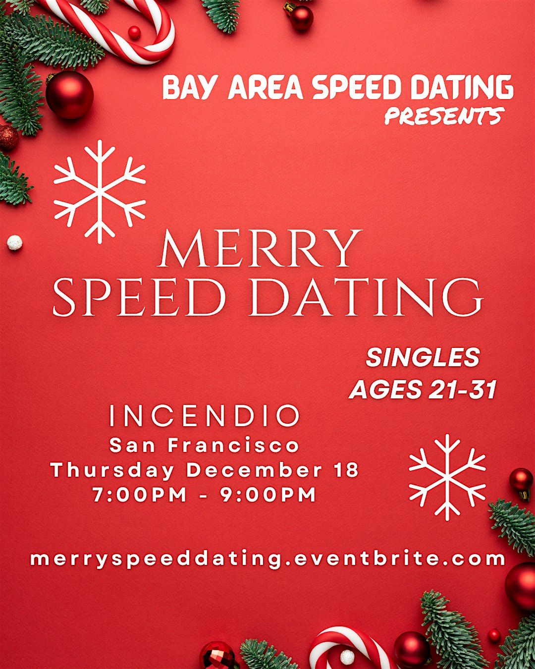Merry Speed Dating | Singles Ages 21-31