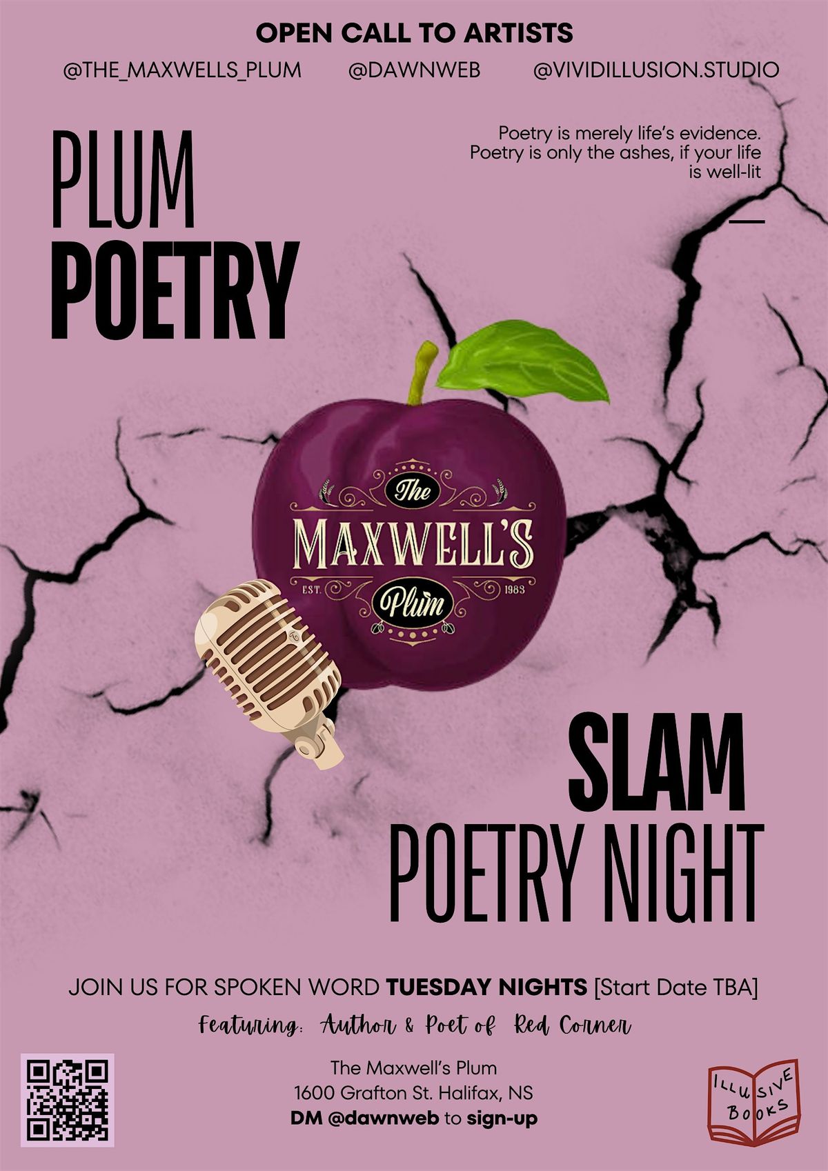 Plum Poetry | Lit. Open Mic & Creative Writing Workshop
