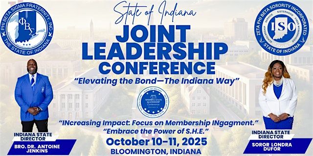 2025 Joint State Conference "Elevating the Bond--The Indiana Way"