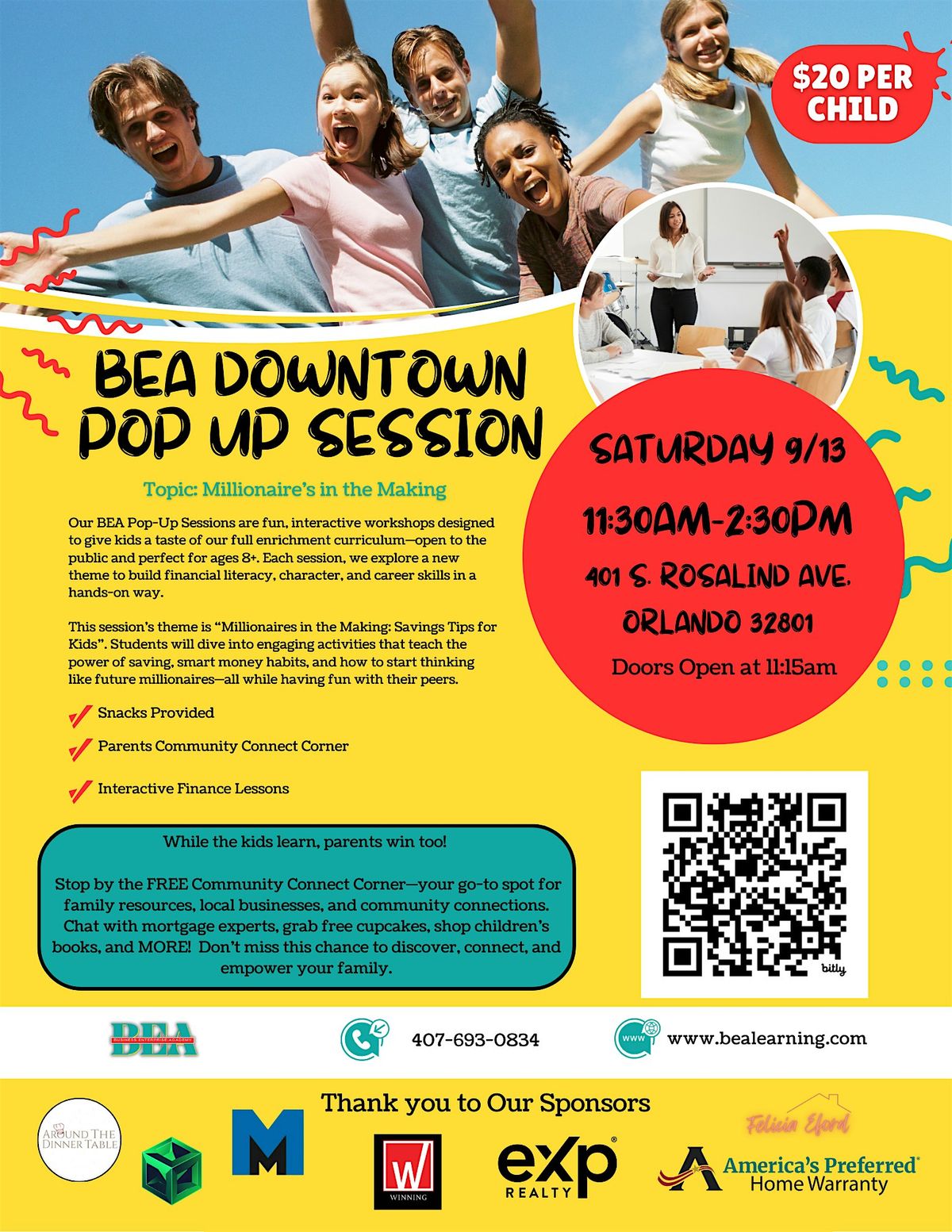 BEA Downtown Pop Up Session