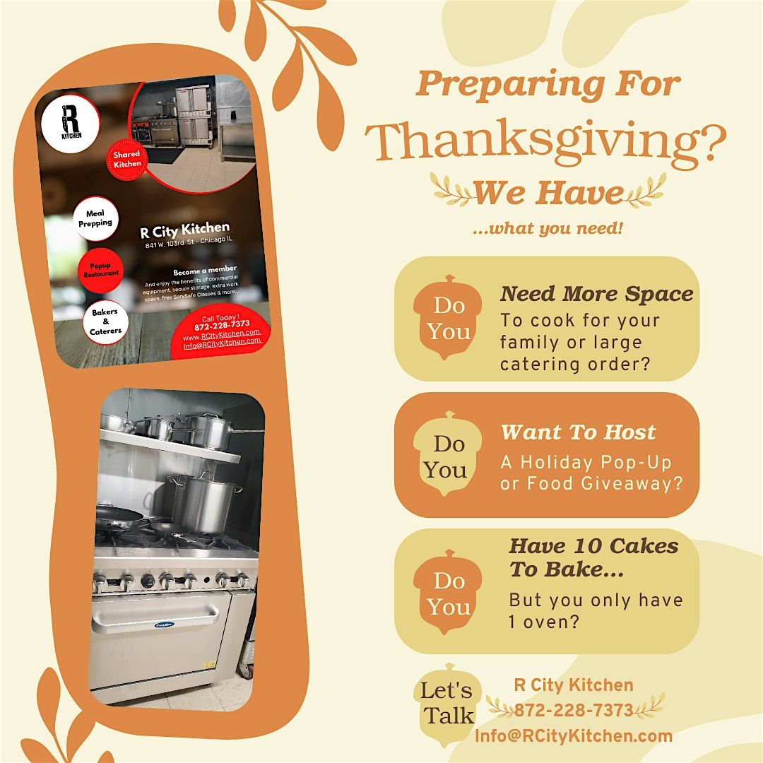 Preparing For Thanksgiving and Need More Space?
